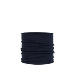 Komin wielofunkcyjny z wełny merynosów Buff Merino Heavyweight. Niebieskie szaliki i kominy damskie Buff, na zimę, bez wzorów, z wełny. Za 145.92 zł.
