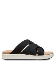 Keen Klapki 1027276 Czarny. Czarne klapki damskie Keen, bez wzorów, z materiału, bez obcasa. Za 269.99 zł.
