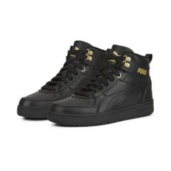 Buty Sportowe Puma Rebound Rugged. Czarne buty sportowe na co dzień męskie Puma, z gumy, bez zapięcia, trekkingowe. Za 403.00 zł.