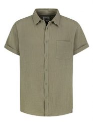 Sublevel Koszula w kolorze khaki rozmiar: XXL. Brązowe koszule męskie Sublevel, xxl, bez wzorów, z bawełny, bez kołnierzyka, bez ramiączek. Za 83.42 zł.