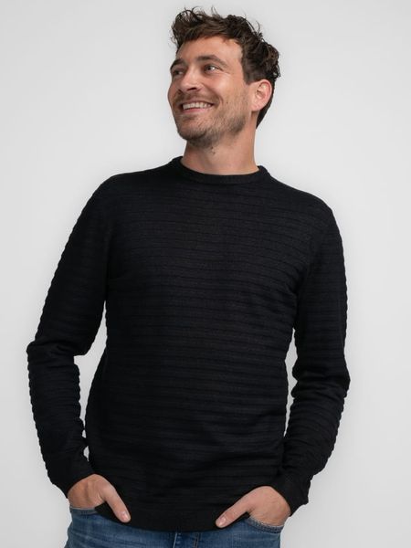 Petrol Industries Sweter w kolorze czarnym rozmiar: XXL. Czarne swetry męskie Petrol Industries, xxl, bez wzorów, bez kołnierzyka. Za 108.99 zł.