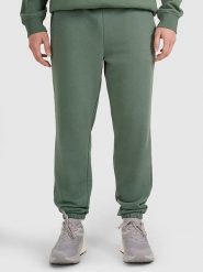 4F Spodnie dresowe w kolorze zielonym rozmiar: XL. Zielone spodnie dresowe męskie 4f, bez wzorów, z dresówki. Za 64.99 zł.