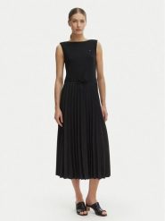 Tommy Hilfiger Sukienka codzienna WW0WW49312 Czarny Regular Fit. Czarne sukienki damskie Tommy Hilfiger, na co dzień, xs, bez wzorów, z syntetyku, bez kołnierzyka, bez ramiączek, proste. Za 649.99 zł.