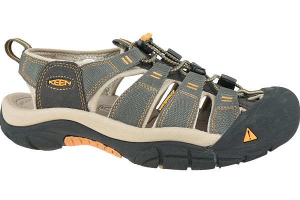 Buty trekkingowe męskie Keen Newport H2. Brązowe buty fitness męskie Keen, z materiału, bez zapięcia, trekkingowe. Za 551.50 zł.