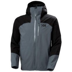 Kurtka narciarska Helly Hansen Loke 2L Shell. Czarne kurtki narciarskie i snowboardowe damskie Helly Hansen, l, bez wzorów, bez kaptura, narciarskie. Za 909.50 zł.