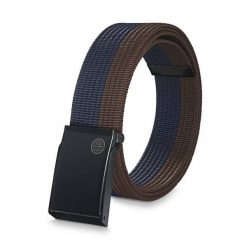 Pasek parciany BETLEWSKI PRC-10_CZ-0 XL brązowo-granatowy. Brązowe paski męskie Betlewski, bez wzorów, z materiału. Za 34.99 zł.