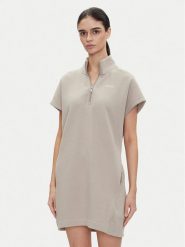 DKNY Sport Sukienka codzienna DP5D4895 Beżowy Regular Fit. Brązowe sukienki damskie DKNY Sport, na co dzień, s, bez wzorów, z bawełny, sportowe, bez kołnierzyka, bez ramiączek, proste. Za 239.99 zł.