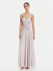 Elisabetta Franchi Sukienka wieczorowa ABR2252E2 544 Fioletowy Regular Fit. Fioletowe sukienki damskie Elisabetta Franchi, bez wzorów, z syntetyku, wizytowe, bez kołnierzyka, bez ramiączek. Za 3,389.00 zł.