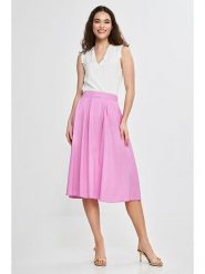 Nife Spódnica w kolorze jasnoróżowym rozmiar: 42. Różowe spódniczki damskie Nife, bez wzorów, z podwyższonym stanem, midi. Za 165.31 zł.