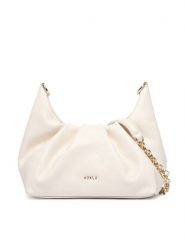 Furla Torebka Delia Mini WE00837 BX2269 CN PNN00 Biały. Białe torebki klasyczne damskie Furla, bez wzorów, ze skóry, bez dodatków. Za 1,179.00 zł.