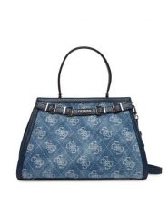 Guess Torebka Dovie HWDG99 09060 Niebieski. Niebieskie torebki klasyczne damskie Guess, z aplikacjami, z materiału, bez dodatków. Za 699.99 zł.
