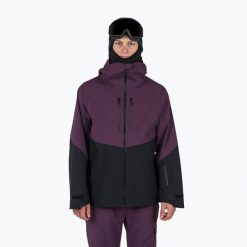 Kurtka narciarska męska Rossignol Evader. Fioletowe kurtki męskie Rossignol, na zimę, m, bez wzorów, sportowe, bez kaptura. Za 1,399.00 zł.
