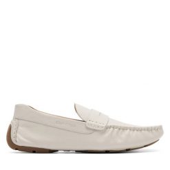 Mokasyny GINO ROSSI. Białe mokasyny męskie Gino Rossi. Za 183.99 zł.