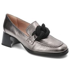 Szare Półbuty Hispanitas Eleganckie Obuwie Damskie. Szare półbuty damskie Hispanitas, bez wzorów, ze skóry, biznesowe, bez obcasa, na obcasie. Za 619.00 zł.