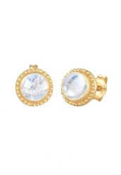 Nenalina Nenalina Kolczyki Stecker Mondstein Edelstein 925er Sterling Silber 1 ct Damski. Szare kolczyki damskie Nenalina, z kamieniem księżycowym, srebrne. Za 333.99 zł.