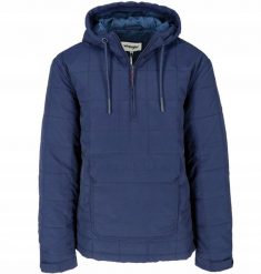 WRANGLER THE POP-OVER MĘSKA KURTKA PRZEJŚCIOWA NAVY W4D1WR114 112129112. Niebieskie kurtki męskie Wrangler, na zimę, m, bez wzorów, bez kaptura. Za 269.99 zł.