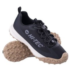 Buty Hi-Tec Mounti 92800598448 Czarne. Czarne buty sportowe na co dzień męskie z gumy, bez zapięcia. Za 268.36 zł.