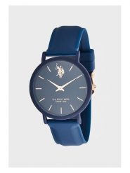 U.S. Polo Assn. Zegarek kwarcowy w kolorze niebieskim rozmiar: onesize. Niebieskie, analogowe zegarki damskie U.S. Polo Assn., sztuczne. Za 173.99 zł.