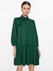 Marella Sukienka codzienna Falesia 2332262538200 Zielony Regular Fit. Zielone sukienki damskie Marella, na co dzień, bez wzorów, z syntetyku, bez kołnierzyka, bez ramiączek, proste. Za 1,739.00 zł.