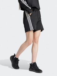 Adidas Szorty dresowe w kolorze czarnym rozmiar: XL. Czarne szorty damskie Adidas, bez wzorów, z dresówki. Za 117.45 zł.