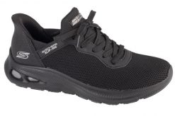 Buty sportowe Sneakersy damskie, Slip-Ins: Bobs Sport Unity. Czarne buty sportowe na co dzień damskie Skechers, bez wzorów, z materiału, trekkingowe. Za 299.99 zł.