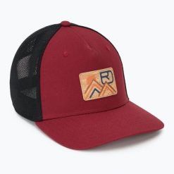 Czapka z daszkiem męska Ortovox Corky Trucker. Czerwone czapki męskie ORTOVOX, bez wzorów. Za 139.99 zł.