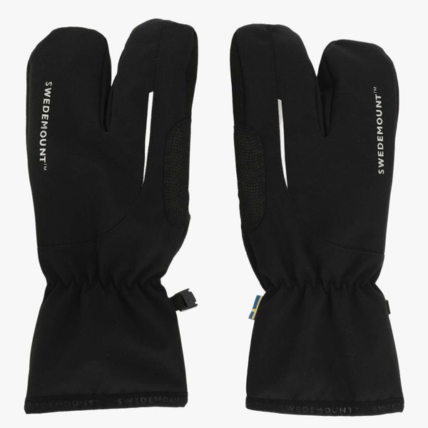 Rękawiczki Narciarstwo Unisex Nordic Wiatroszczelny. Czarne rękawiczki damskie SWEDEMOUNT, bez wzorów, z materiału. Za 129.99 zł.