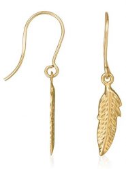 OR ÉCLAT Złote kolczyki "Feuille" rozmiar: onesize. Żółte kolczyki damskie Or Éclat, złote. Za 300.21 zł.