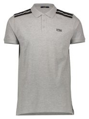 Cavalli CLASS Koszulka polo w kolorze szarym rozmiar: XL. Szare koszulki polo męskie Cavalli Class, xl, bez wzorów, z bawełny, bez ramiączek. Za 127.35 zł.