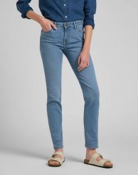 LEE ELLY DAMSKIE SPODNIE JEANSOWE MID CHARLY L305QDUG 112145003. Spodnie materiałowe damskie Lee, bez wzorów, z jeansu. Za 209.99 zł.