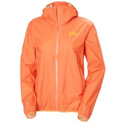 Kurtka przeciwdeszczowa damska Helly Hansen Verglas Fastpack. Brązowe kurtki damskie Helly Hansen, bez kaptura. Za 960.00 zł.