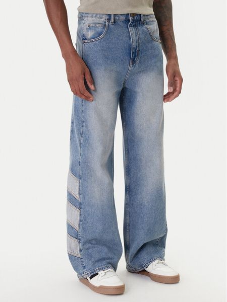 Adidas Jeansy KE0112 Niebieski Loose Fit. Niebieskie jeansy męskie Adidas. Za 379.99 zł.