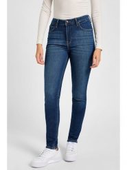 Lee Dżinsy - Skinny fit - w kolorze granatowym rozmiar: W29/L33. Niebieskie jeansy damskie Lee. Za 208.99 zł.