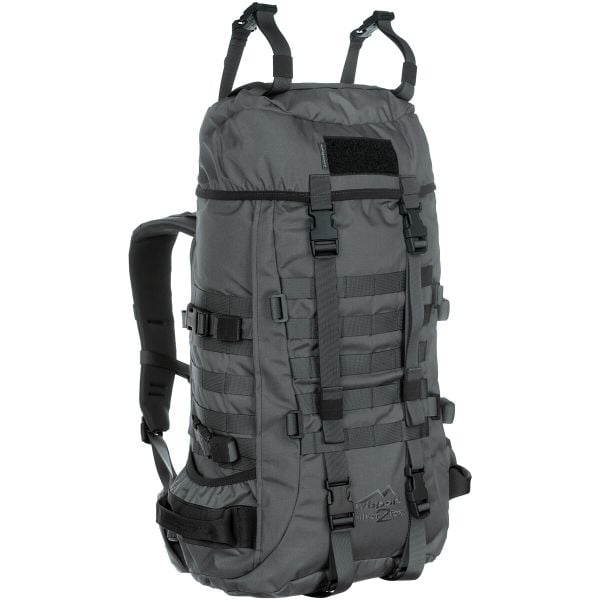 Plecak survivalowy Wisport Silverfox 40L, Cordura, MOLLE, grafit. Szare plecaki męskie Wisport, bez wzorów. Za 799.00 zł.