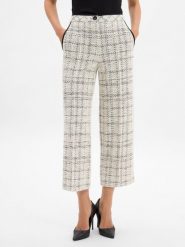Marc Cain Spodnie z tkaniny modułowej - Wukari Kobiety biały, 38. Białe spodnie materiałowe damskie Marc Cain, bez wzorów, z materiału, eleganckie. Za 749.95 zł.