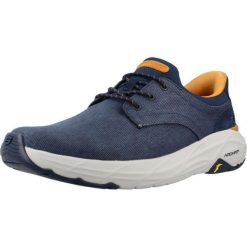 Buty SKECHERS 205795S Niebieski. Niebieskie buty fitness męskie Skechers, z tkaniny, bez zapięcia, na fitness i siłownię. Za 316.99 zł.