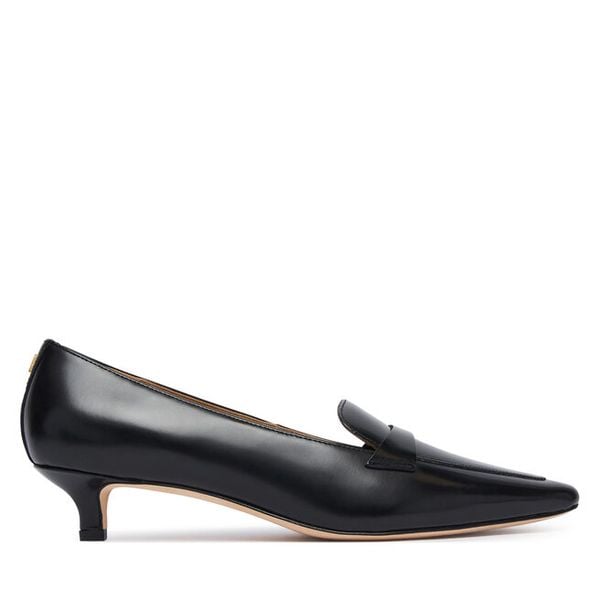 Czółenka LAUREN RALPH LAUREN. Czarne czółenka damskie Lauren Ralph Lauren, bez wzorów, bez obcasa. Za 859.99 zł.