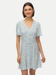 Vero Moda Sukienka letnia Alba 10292845 Biały Regular Fit. Białe sukienki damskie Vero Moda, na co dzień, na lato, s, bez wzorów, z wiskozy, bez kołnierzyka, bez ramiączek, proste. Za 139.99 zł.