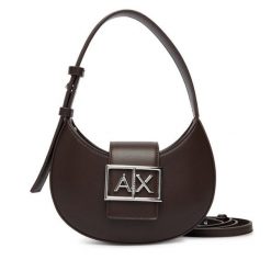 Torebka Armani Exchange. Brązowe torebki klasyczne damskie Armani Exchange, bez wzorów, bez dodatków. Za 519.99 zł.