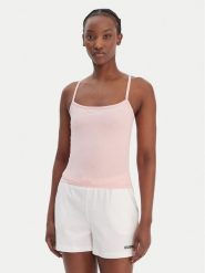 Guess Top E6GP02 J1314 Różowy Regular Fit. Czerwone topy damskie Guess, s, z aplikacjami, z bawełny, bez ramiączek. Za 139.99 zł.