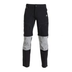 Spodnie turystyczne Joma Explorer V. Czarne szorty męskie Joma, bez wzorów, z materiału, klasyczne. Za 157.00 zł.