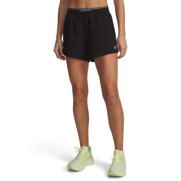 Under Armour Vanish Woven koszulka sportowa damska - L/40. Czarne bluzki sportowe damskie Under Armour, l, bez wzorów, z materiału, bez ramiączek. Za 312.99 zł.