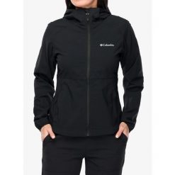 Kurtka softshell damska Columbia Heather Canyon II Hooded Softshell. Czarne kurtki damskie Columbia, bez wzorów, z softshellu, bez kaptura. Za 456.69 zł.