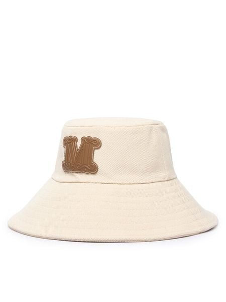 Max Mara Beachwear Kapelusz Gondola 2616571019 Beżowy. Brązowe kapelusze damskie Max Mara Beachwear, bez wzorów, z bawełny. Za 614.99 zł.