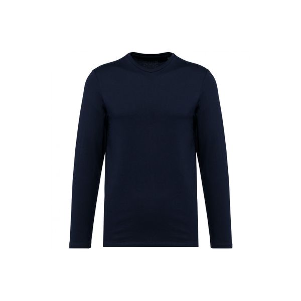 Koszulka z długim rękawem Suprima z okrągłym dekoltem Kariban Premium. Niebieskie koszulki męskie z długim rękawem KARIBAN, m, z bawełny. Za 150.00 zł.