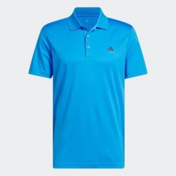 Koszulka polo do golfa męska z krótkim rękawem ADIDAS. Koszulki polo męskie Adidas, m, bez wzorów, bez ramiączek. Za 159.99 zł.
