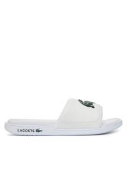Lacoste Klapki 7-49CFA0041 Biały. Białe klapki damskie Lacoste, bez wzorów, z tworzywa sztucznego, bez obcasa. Za 229.99 zł.