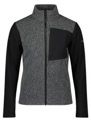 DOLOMITE Kurtka softshellowa "Latemar" w kolorze czarno-szarym rozmiar: M. Czarne kurtki outdoor męskie Dolomite, m, bez wzorów, bez kaptura. Za 295.99 zł.