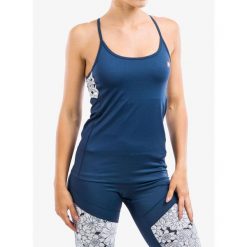 Top wspinaczkowy damski Ocun Arista. Niebieskie topy damskie Ocun, xs, bez wzorów, bez ramiączek. Za 119.99 zł.