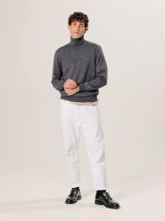 Rodier Wełniany sweter w kolorze szarym rozmiar: S. Szare swetry męskie Rodier, s, bez wzorów, z wełny, bez kołnierzyka. Za 274.99 zł.